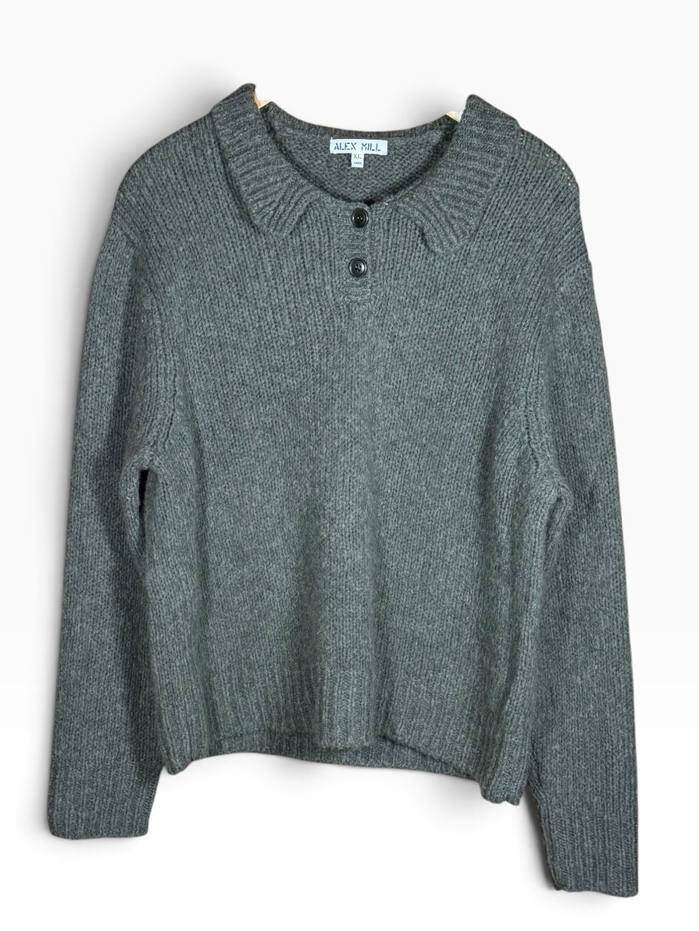 Alex Mill Heather Green Sweater